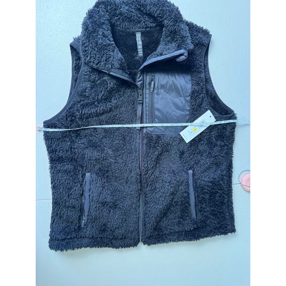 Calvin Klein Performance Women's Sherpa Vest NWT BLACK SIZE M - Picture 9 of 11